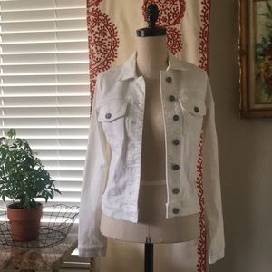 KUT FROM the CLOTH White Denim Jacket
